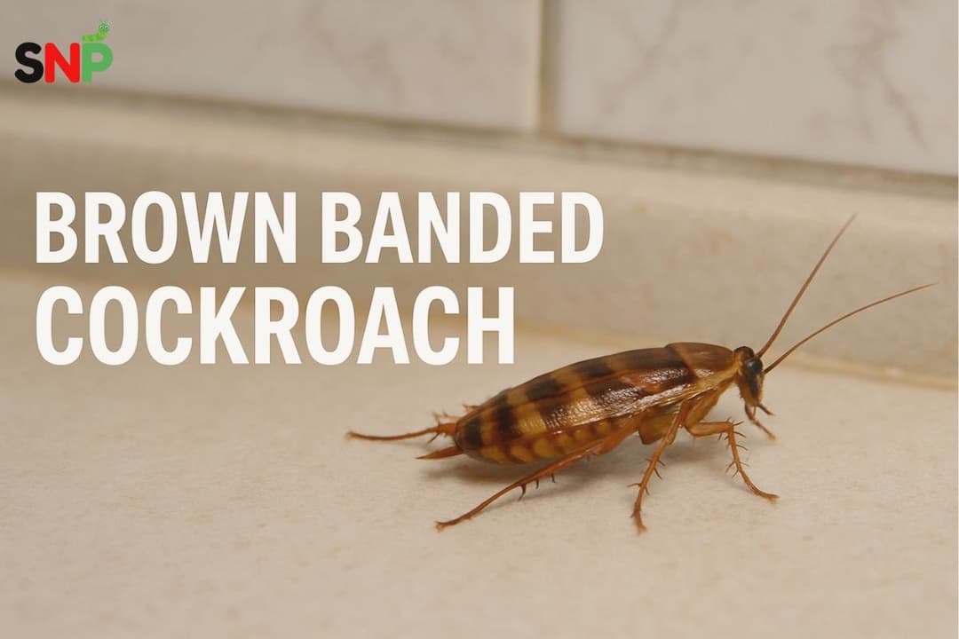 Brown Banded Cockroach : Identification, Life Cycle, and Control